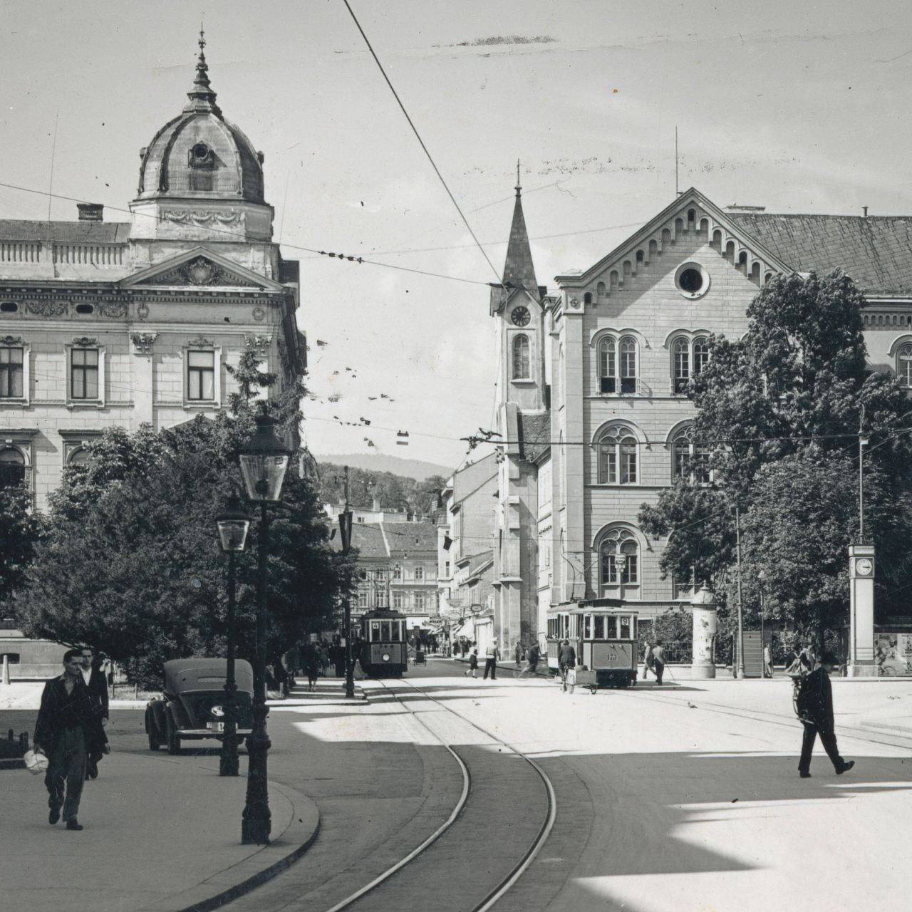 Frankopanska ulica oko 1935.-1940. godine